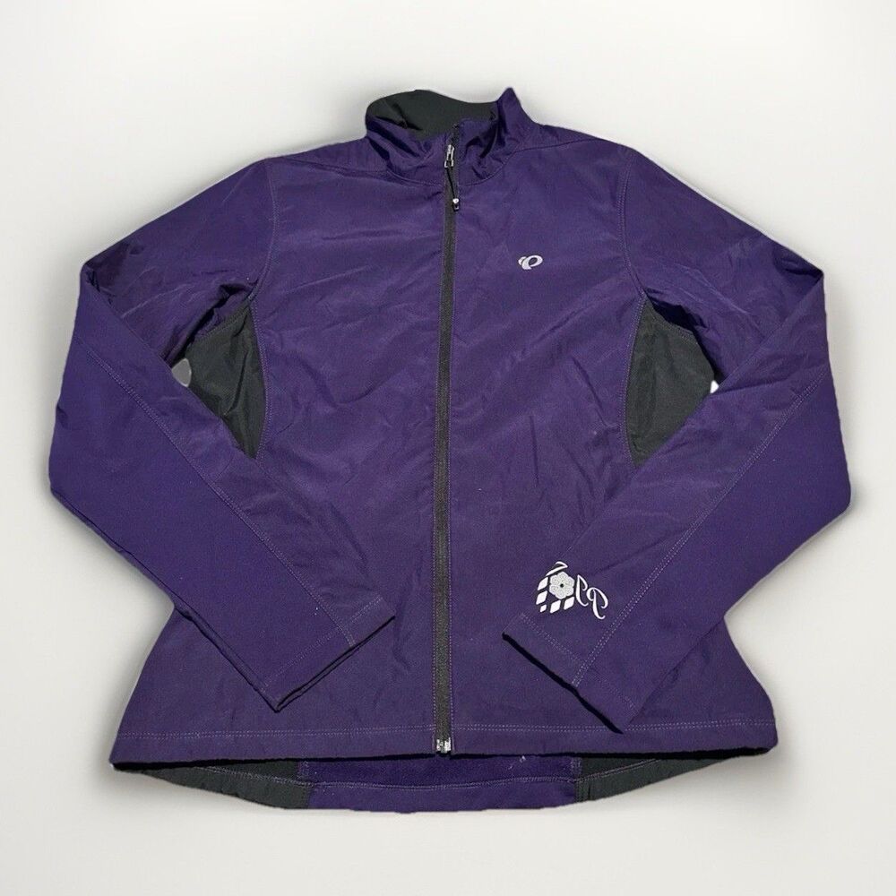 Pearl Izumi Womens Select Thermal Barrier Cycling Jacket Medium Purple Black
